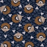 CHINTZ Marineblau